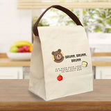 Load image into Gallery viewer, Brumm, Brumm, Brumm - Kinder Lunchtasche aus Canvas mit Riemen 100% Baumwolle