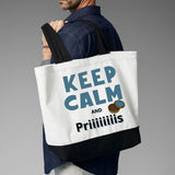 Load image into Gallery viewer, Keep calm and priiiis - Tragetasche Shopper