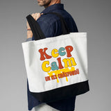 Afbeelding in Gallery-weergave laden, Keep calm un iss chäsfondü- Tragetasche Shopper