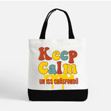 Laden Sie das Bild in den Galerie-Viewer, Keep calm un iss chäsfondü- Tragetasche Shopper