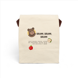 Load image into Gallery viewer, Brumm, Brumm, Brumm - Kinder Lunchtasche aus Canvas mit Riemen 100% Baumwolle