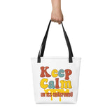 Laden Sie das Bild in den Galerie-Viewer, Keep calm un iss chäsfondü - Tragetasche Shopper