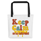 Load image into Gallery viewer, Keep calm un iss chäsfondü - Tragetasche Shopper