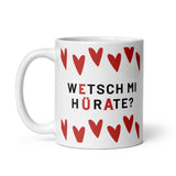 Laden Sie das Bild in den Galerie-Viewer, Wetsch mi hürate? - Tasse Heiratsantrag