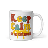 Laden Sie das Bild in den Galerie-Viewer, Keep calm un iss chäsfondü - Lustige Tasse/Becher