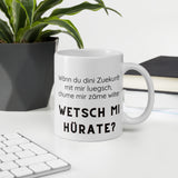 Load image into Gallery viewer, Zukuenft mit mir  - Wetsch mi hürate - Tasse Heiratsantrag